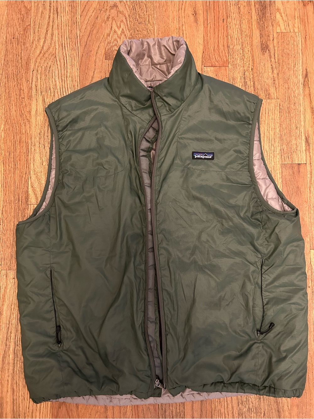 Patagonia Olive Green Quilted Men’s Vest